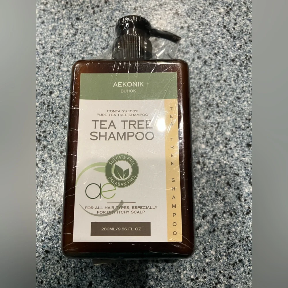 Tea Tree Shampoo with Tea Tree Oil - 280 ML/9.86 FL Oz. New SEALED PACKAGE